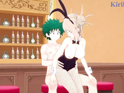 Himiko Toga and Izuku Midoriya have intense sex in a casino. - My Hero Academia Henta